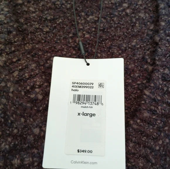 NEW Calvin Klein Studio Wool Sweater